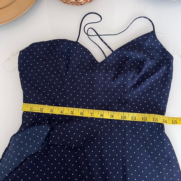 Row A Navy Polka Dot Dress - Picture 9 of 12